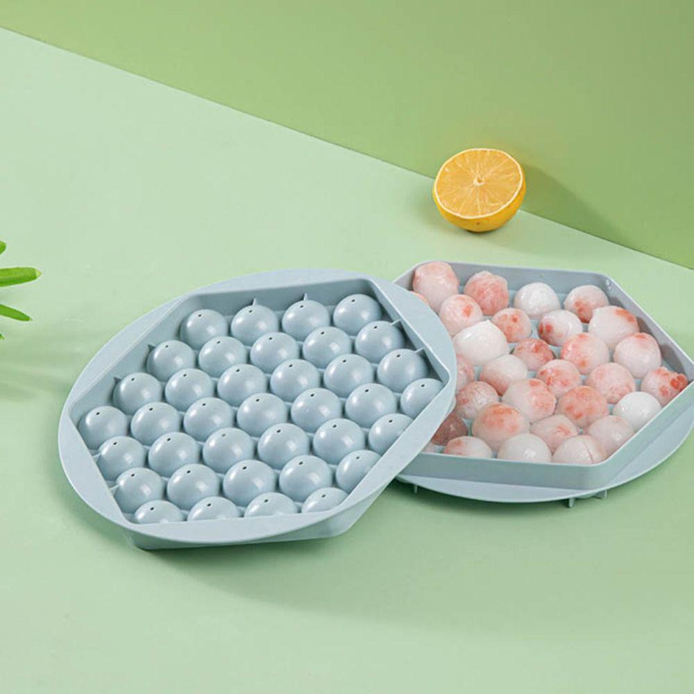 Whiskey Ball Ice Cube Maker Mould 37 Grid Ice Cube Tray Mold Mini Hockey Ice Making Mold  Gifts