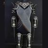 Women's Fantasy Warrior Costume with Chainmail and Shoulder Guards for LARP Cosplay Renaissance Faire