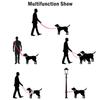 2.5cm Nylon Hand Free Dogs Leash Walking Training Lead Police Style Control Dog Lead Leash Small Dog Chain Safety Pet Leashes
