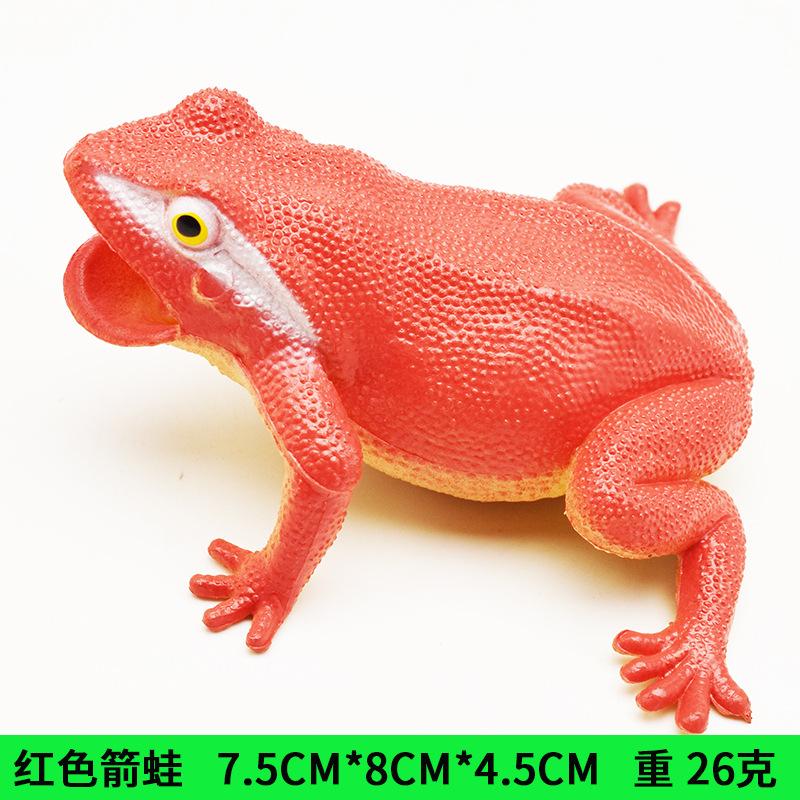 1pcs Fashion Funny Toy Simulation Frog Model Animal Toys Novelty Toad Tricky Scary Squeeze Sound Frog Toys for Kids Gift
