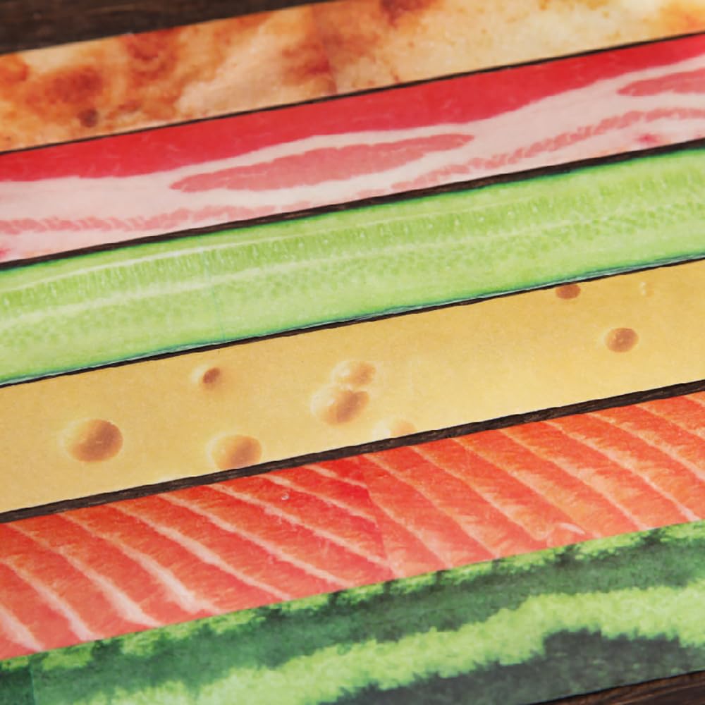 Neko Sennin Masking Set of 6 DIY Christmas Planner Miscellaneous Food Tape, Rolls, PET, Gift, Decoration, Transparent, Material, Stationery,