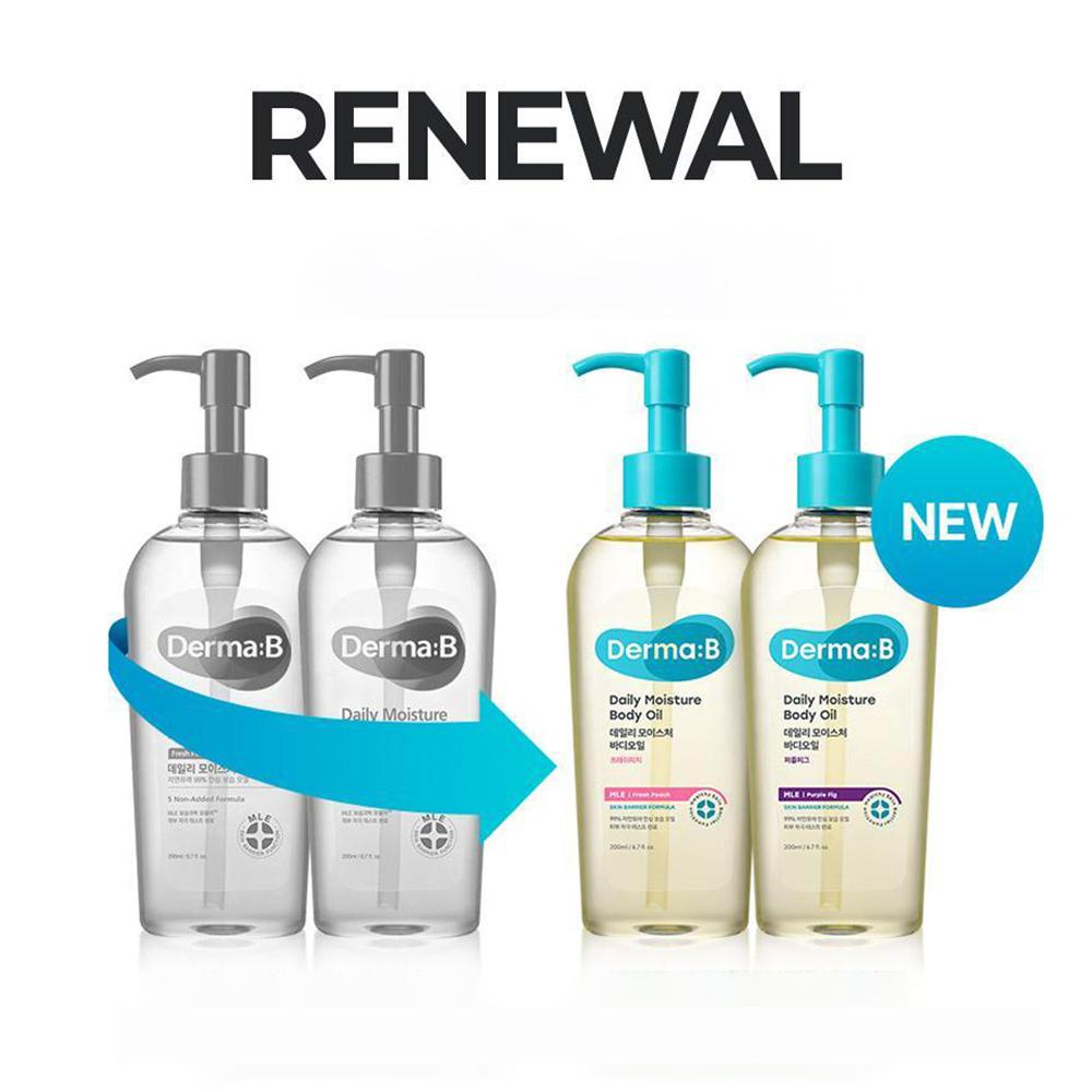 Derma B Tägliches Feuchtigkeitskörperöl 200ml