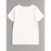 European Size Women's Plus Size Short Sleeve Round Neck T-Shirt - Star Print Blouse, -Line Casual Summer Top with Short Sleeves