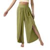 Women's Summer New Fashion All In One Slim High Waist Slit Loose Casual Yoga Pants