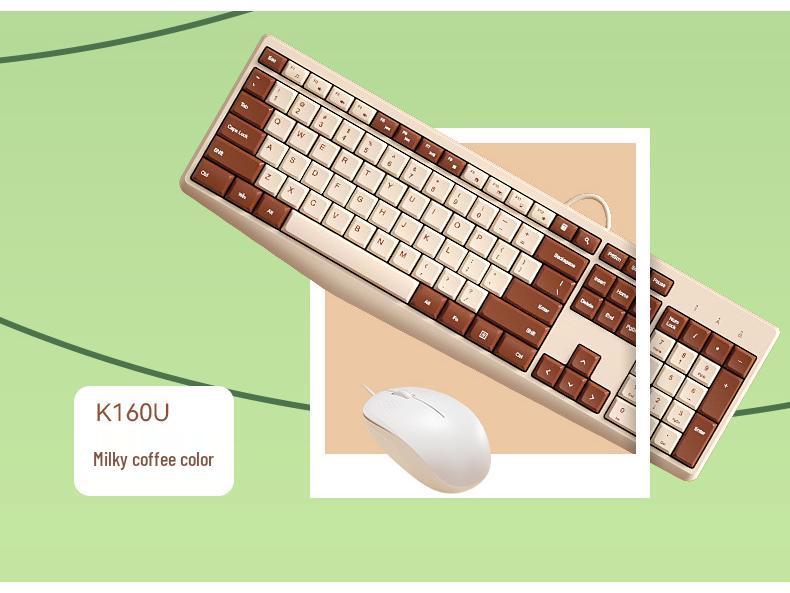 BOW Hangshi K160U Wired USB Universal Keyboard for Laptop & Desktop 