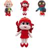 Cozy And Colorful Friday Night Funkin Plush Toy Featuring Fnf Girlfriend And Whitty Stuffed Doll