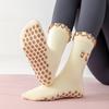 Pumpkin Embroidery Yoga Socks Breathable Cuffed Mid Tube Socks Professional Floor Socks  for Women