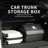 RYYX4 For Skoda Leather Car Storage Box Trunk Waterproof Organiser Bag Accessories Octavia A5 A7 RS Fabia Superb Rapid Karoq