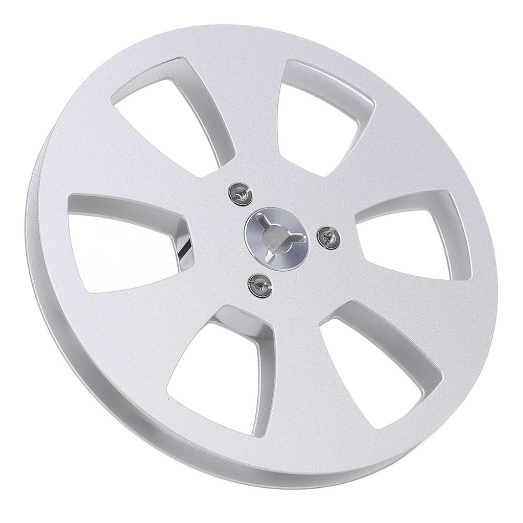 14 5in Empty Tape Reel Sound Recording 6 Hole Aluminum Alloy for ReVox Opening Machine Parts Blue