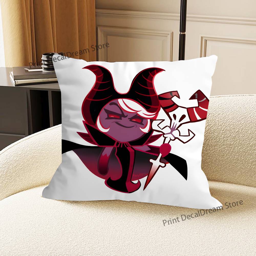 Dark E-Enchantress Cookie Run Cushion For Bedroom Car Coffee Shop Room and Living Room Sofa Decorative Pillow Cover Case