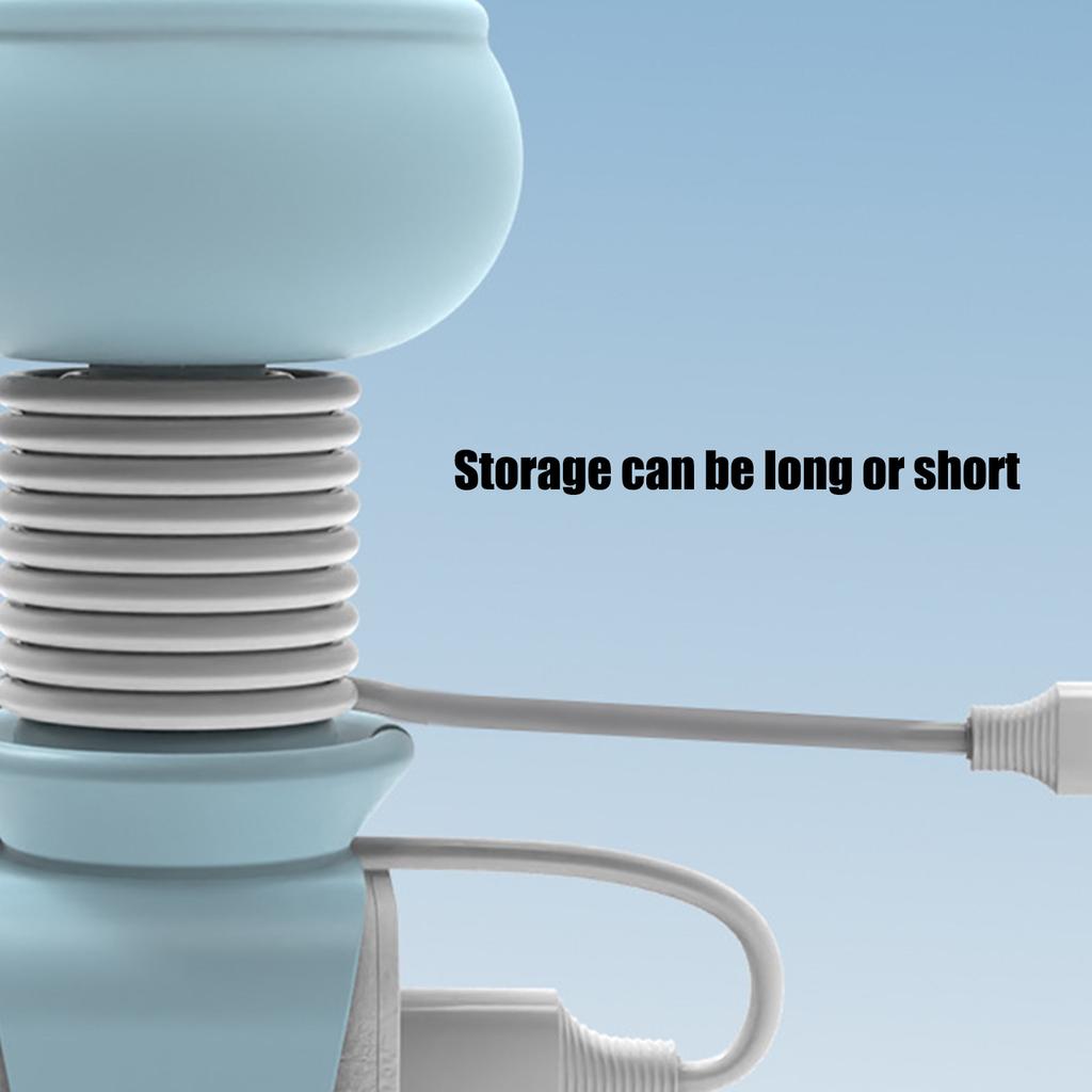 Cartoon Creative Data Cable Hub Protective Cover Storage Buckle Cartoon Creative Travel Data Cable