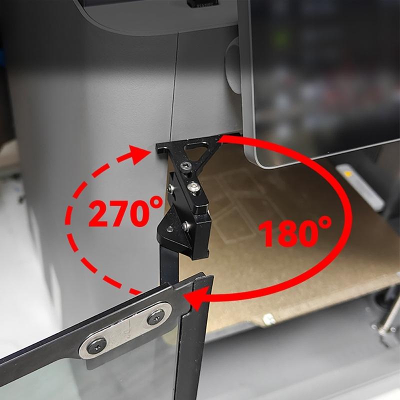 Heavy Duty Steel Hinge Set With Full Installation Tools For P2S 3D Printer Door Modification