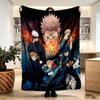Coperta con Stampa Jujutsu Kaisen - Morbida e Confortevole, per Camera da Letto, Viaggio, Divano, Decorazione per la Casa - Regalo di Compleanno Natale per Amico