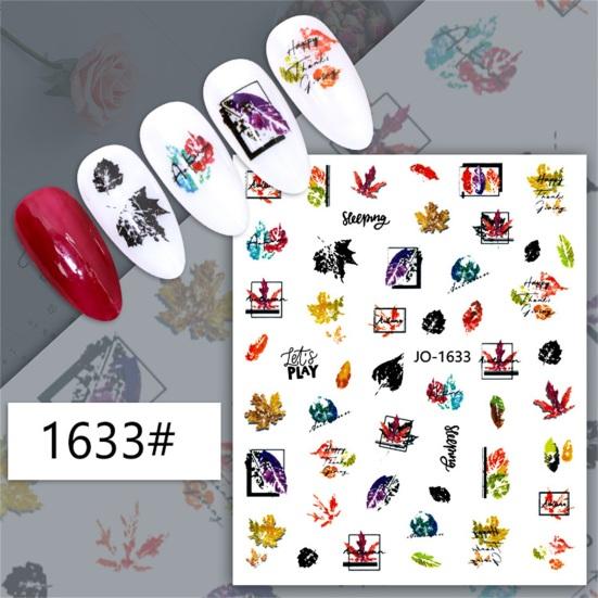 Nail Art Sticker Eye-catching Strong Stickiness Paper Colorful Fingernail Sticker DIY Nail Art