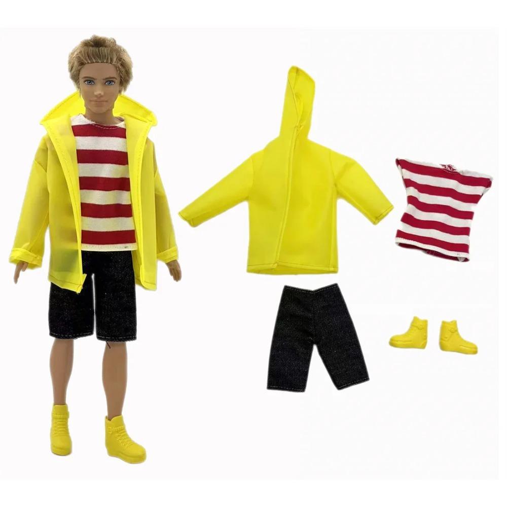 1 Set Ken Doek Handgemaakt Mooie Poppenaccessoires Casual Kleding Pak voor 30cm 12inch Ken Pop Pak Kinderen Cadeau