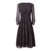 Designer Print Midi Dress