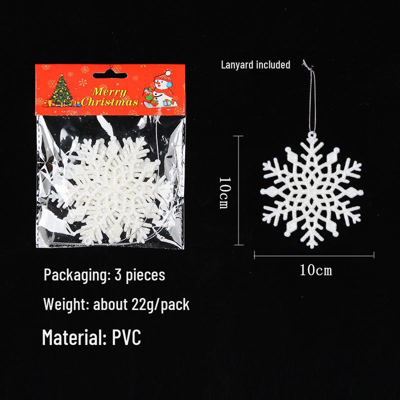 Port Christmas White Snowflake Ornaments – Garland & Hanging Decorations for Windows, Trees, and Parties