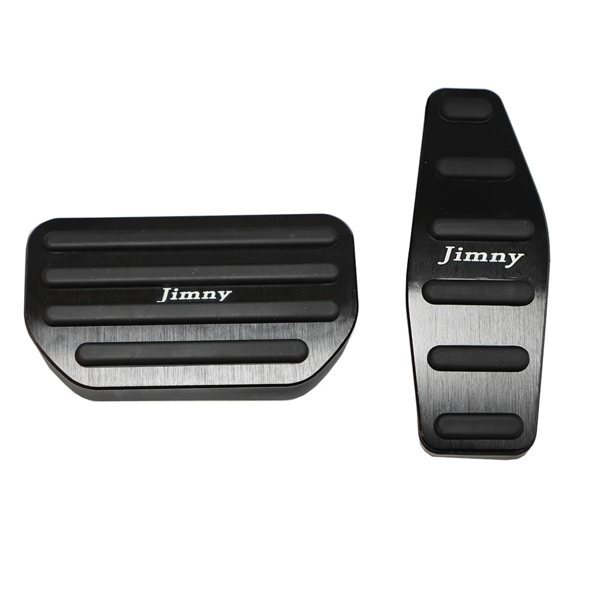 

Karell Накладки на педали для нового Jimny JB64W JB74W Эксклюзивные накладки на педали Легко установить Детали интерьера автомобиля Алюминиевый сплав и резина Накладки на педали для Jimny Черные чёрный