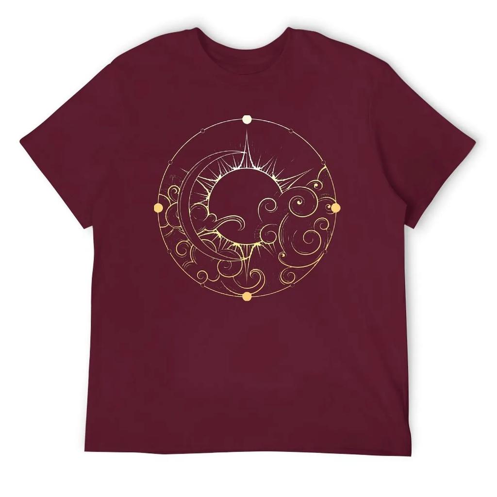 Fresh Sun And Moon For Sale T-shirt  Movement Tees Graphic Cool Humor Graphic Leisure Eur Size