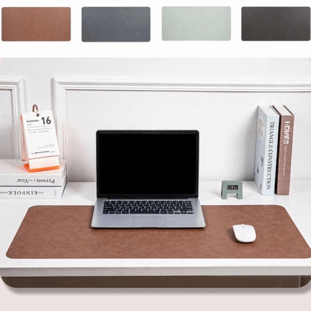 Cowhide Texture Computer Mat Double-Sided Mouse Pad Office Stationery Writing Mat  Study
