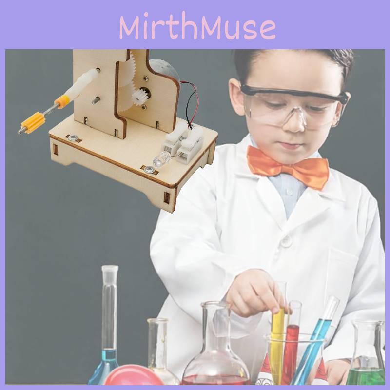 Elementary And Middle School Science Experiment Hand-cranked Generator Diy Technology Small Production Educational Science Model Stem Education