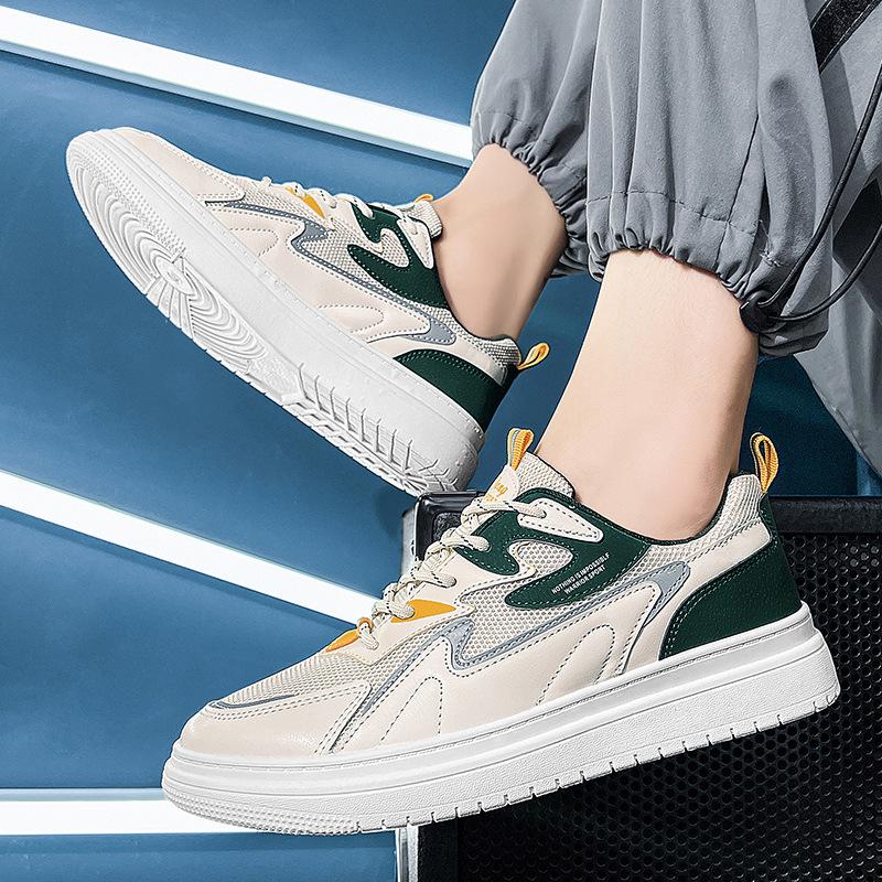 Zapatos de hombre de primavera y verano nuevos zapatos deportivos retro tendencia ins zapatos de estudiante zapatos de lona zapatos casuales zapatos de plataforma zapatos de tela