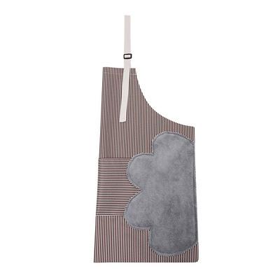 

1Pc Japanese Style Waterproof Hand Wipe Apron Oil Proof Cooking Smock for Women Kitchen Adult Apron
