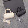 Color Simple Solid Matte Women Casual Mini Cylindrical Bag For Daily Use