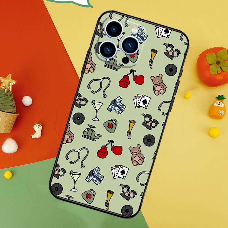 X-Ray Veterinary Medicine Case For iPhone 14 13 12 11 15 16 Pro Max Mini X XR XS Max 8 7 14 15 16 Plus Cover Funda