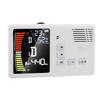 Metronome Tuner Rechargeable LED Display 3 In 1 Digital Tuner Tone Generator for Guzheng Guqin Erhu Pipa White
