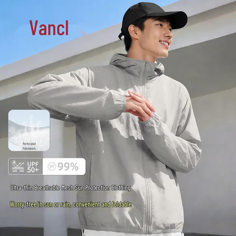 VANCL Men s UPF50+ Ice Silk Sun Protection Hoodie M
