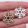 Snowmen Charms Snowflake Pendants For Winter Christmas Themed Jewelry