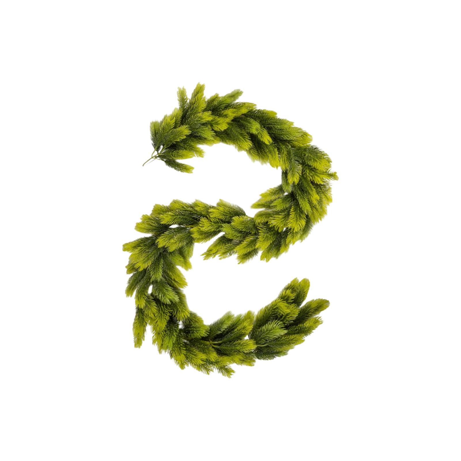 

2MChristmas Simulation Needle Cane Decoration Fireplace Christmas Decorations Wreath Christmas Tree Hanging One Size