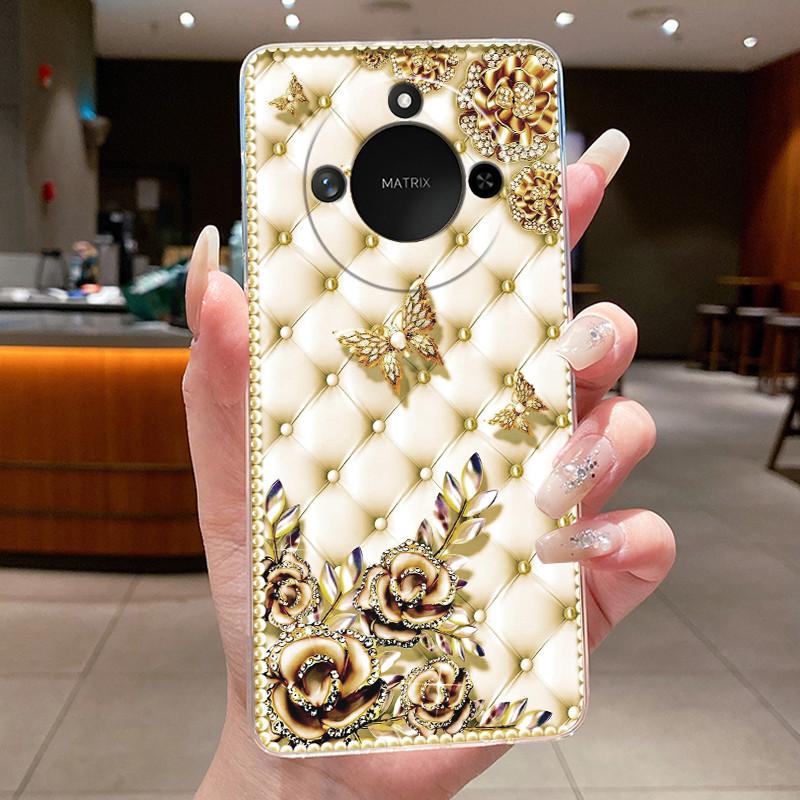 Casing For Honor X9c Smart 5G Luxury Dragon Cute Cool Boys Girls Phone Case Back Cover Honor X9cSmart Transparent Soft TPU Shell