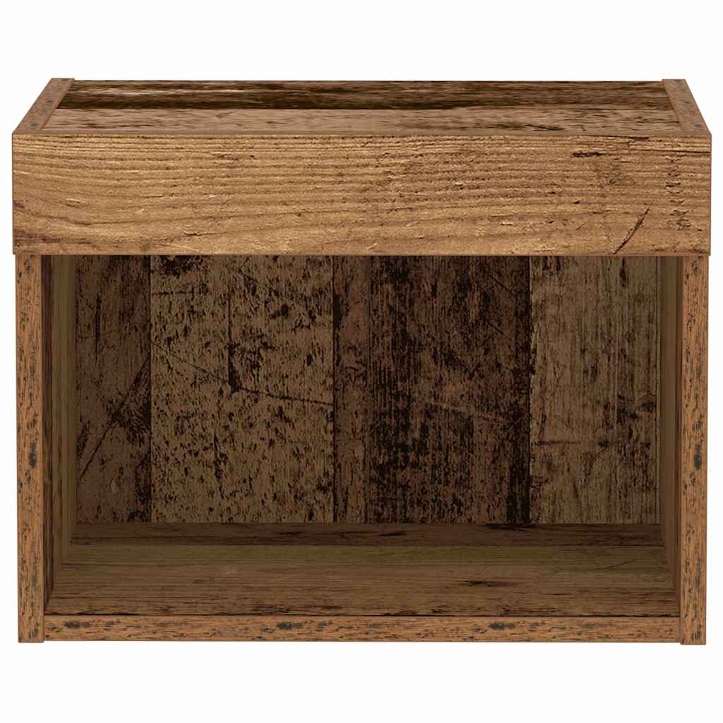 TV Cabinet Set 2 pcs Reclaimed Wood Look 40 x 30 x 30 cm Particleboard
