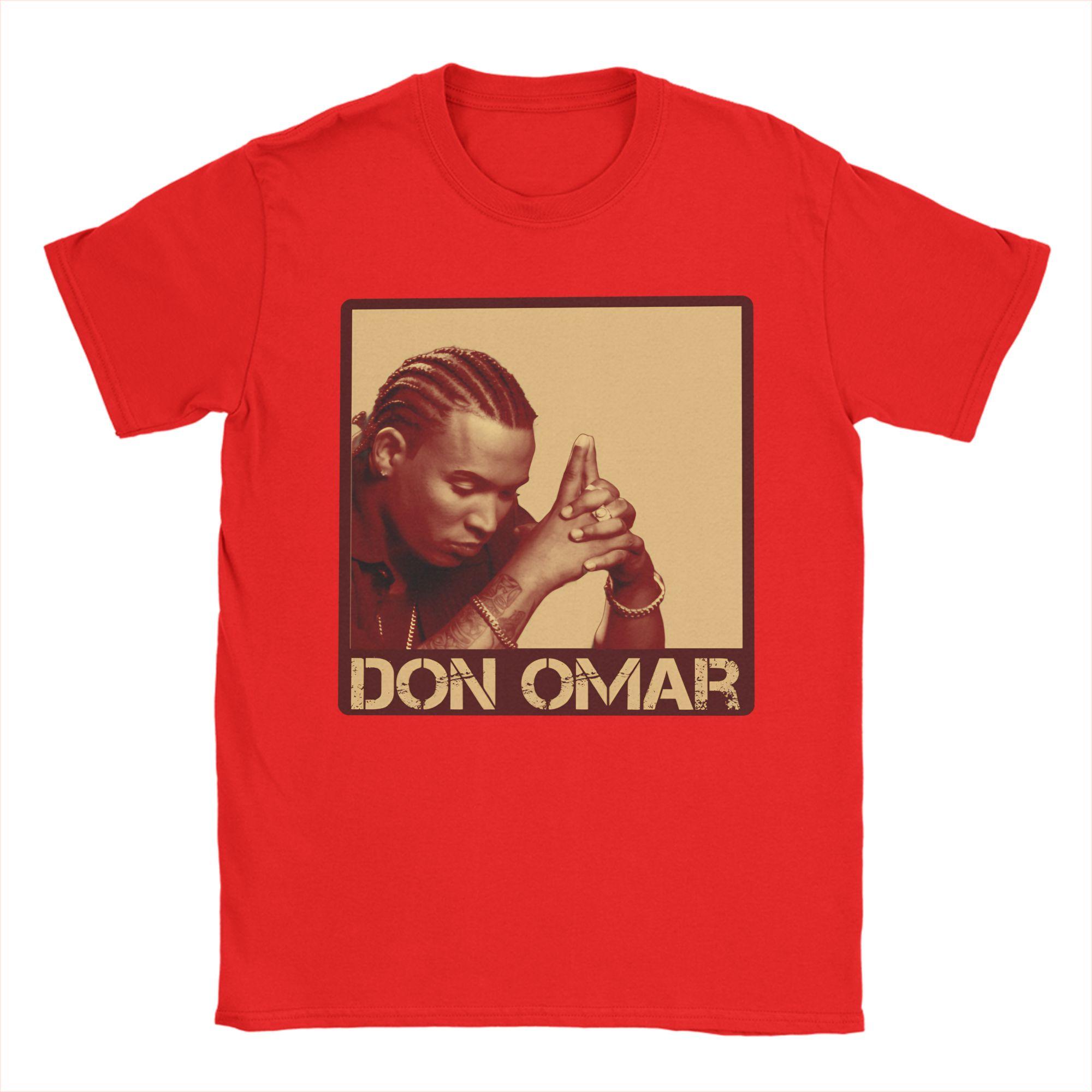 

Casual Don Omar Tshirts For Unisex Women Round Neck Short Sleeve Clothes Music Cotton Summer Tops Shirts S