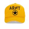 ARMY and five pointed star print baseball cap Unisexs fashionable casual sports caps unisex adjustable snapback hats gorras