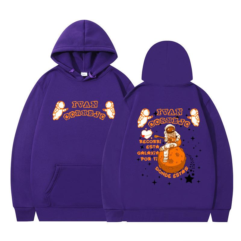 Ivan Cornejo Mirada Tour Double Sided Printed Hoodies Fan Autumn Winter Sweatshirts Hooded for Men Women