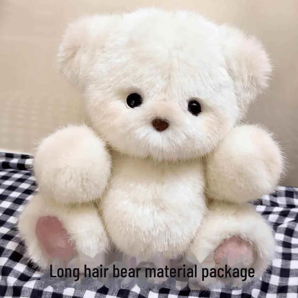Handmade DIY Teddy Bear Kit: Plush Doll Gift for Boyfriend or Girlfriend