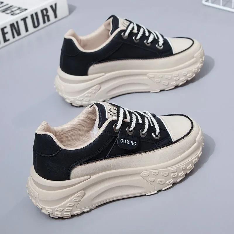 Retro Frauen Schuhe Frühling Plattform Schuhe Casual Turnschuhe Vielseitige Mode Designer Schuhe Hohe Qualität Frauen Turnschuhe
