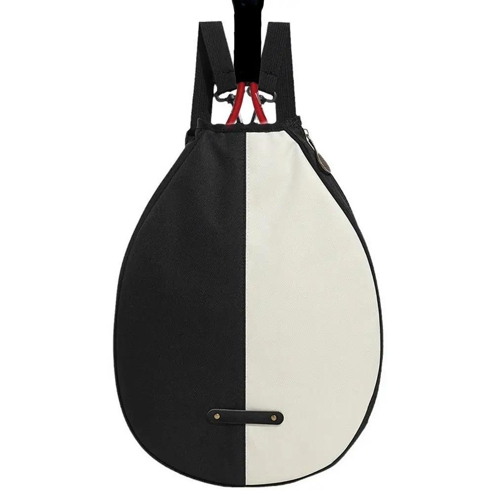 

Сумка для теннисных ракеток большой вместимости, застежка-молния, сумка для ракеточных видов спорта, уличные виды спорта чёрный