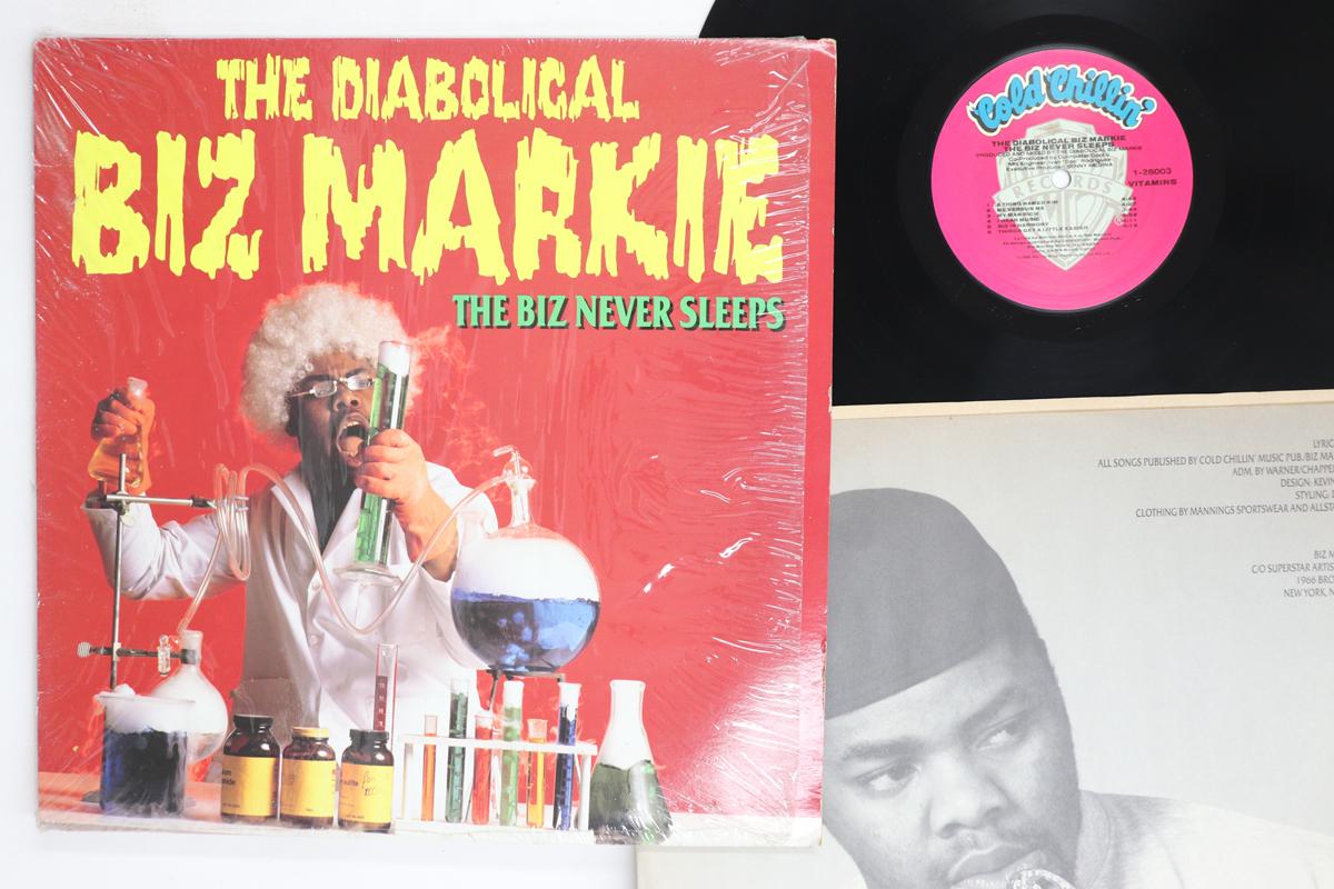 LP Record BIZ MARKIE  Biz Never Sleeps 126003 COLD CHILLIN 1989 US Rap  HipHopRB Used