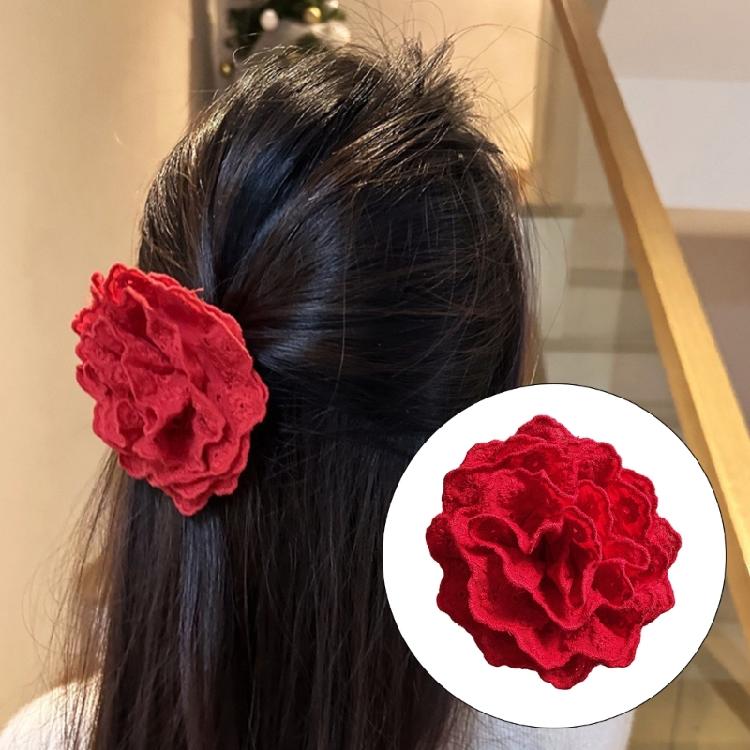Fashion Lady Hair Claw Clip Lace Flower Claw Clip Hair Claw Chic Hair Ornament