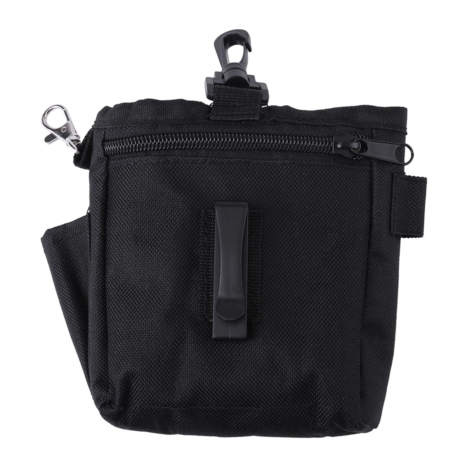 

Pet Treat Bag Dog Obedience Training Waist Pouch Food Snack Small Items Storage Bags чёрный