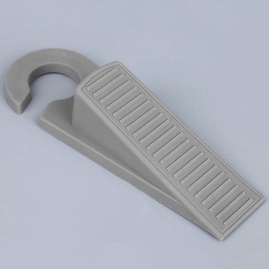 Door Stopper Wedge with Hanging Hook Anti-slip Windproof No Drilling Anti-collision Home Office Carpet Tile Concrete Wooden Floor