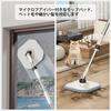 HoMettler Rotating Waste Water Separation Mopping Water Saving Squeegee Gentle On Adjustable 4 Round and Square Replacement Safety Wipe Cleaning Mop,