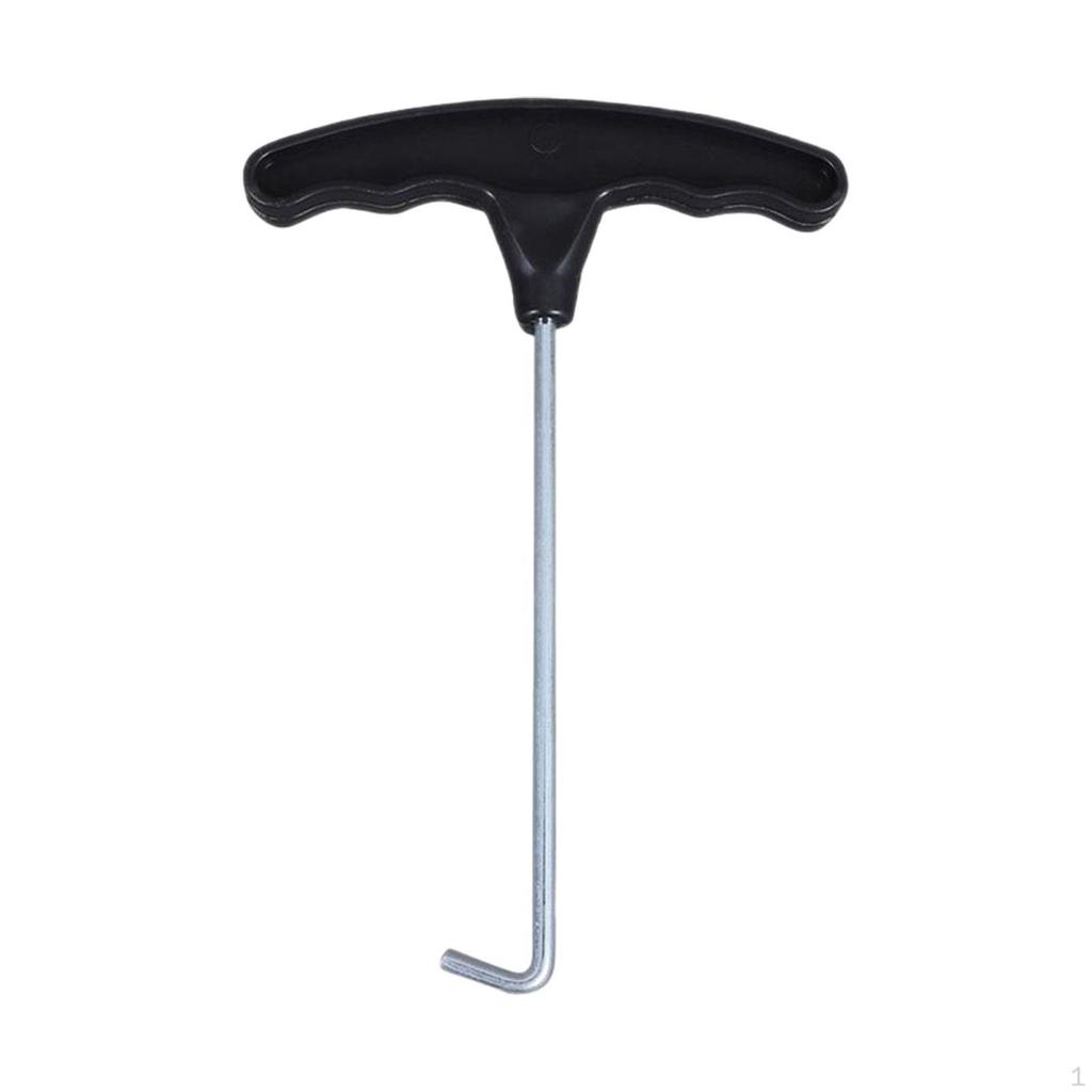 Trampoline Spring Pull Tool Black Hand Heavy Duty Replace Parts Professional with Handle