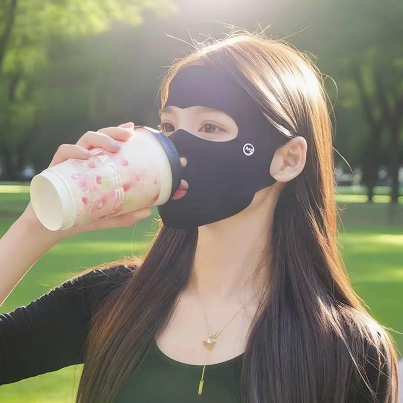 Outdoor Sports Running Face Guard Mask Ear-Hanging Open Mouth Nose Breathable Sun Protection Mask Anti-Uv Riding Face Mask