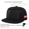 Unisex Square Rubber Top Embroidery Hip-hop Hats Spring and Autumn Outdoor Adjustable Casual Baseball Caps Sunscreen Hat