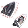 Black Shark Fin Antenna Remote Control Solar Charging With Led Warning Lights